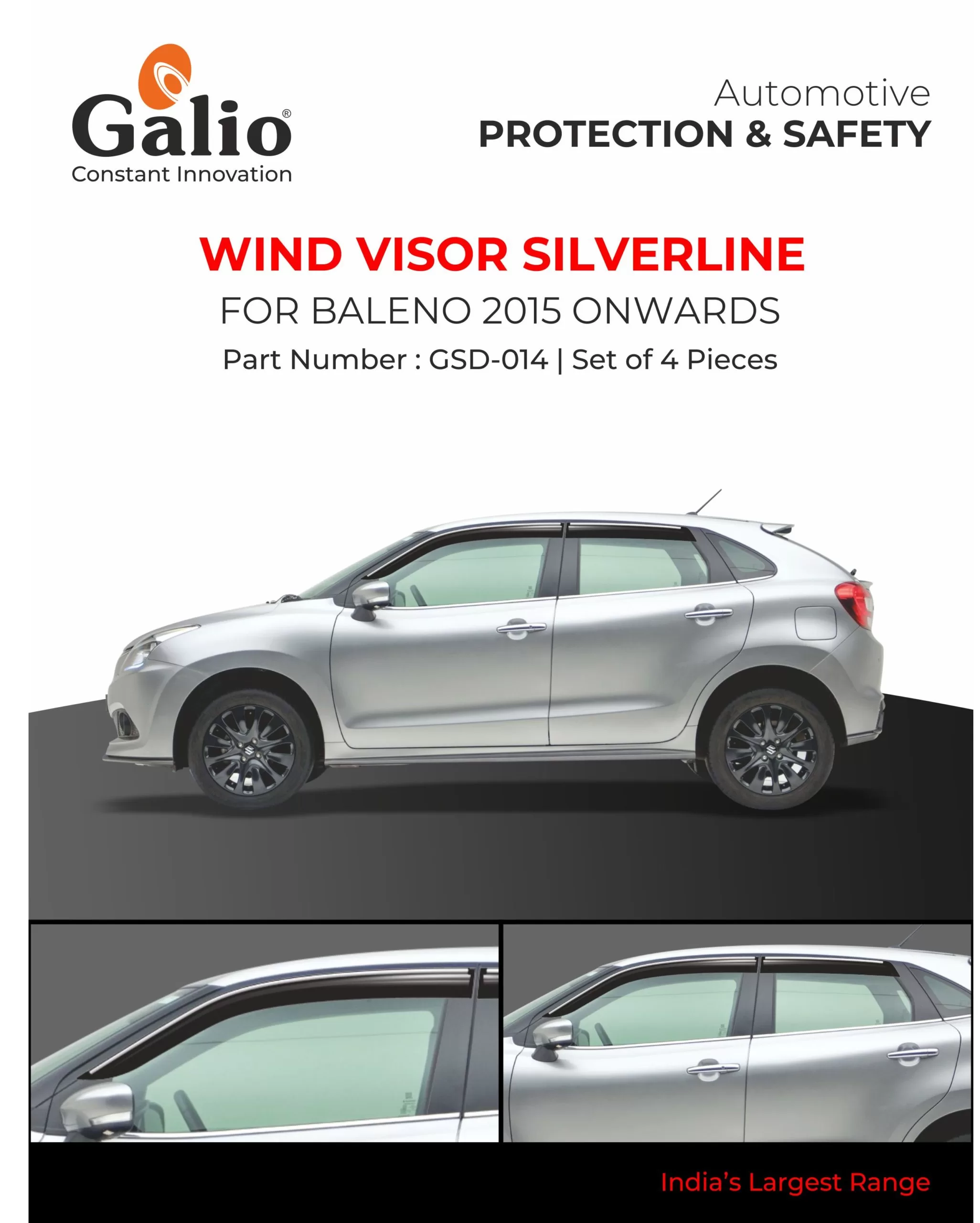 Galio door visor for 2024 wagon r